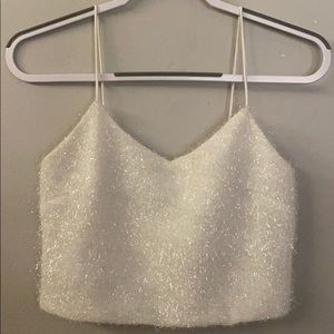 A white confetti top